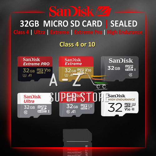 Micro card 32gb sandisk - sd,